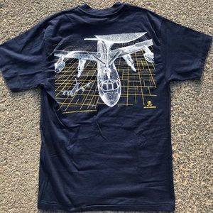 Vintage 90s Blackbird Shirt Fighter Jet